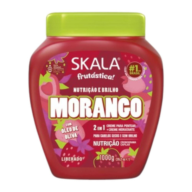 Fruitástica! Morango Creme Para Pentear - 1000 ml