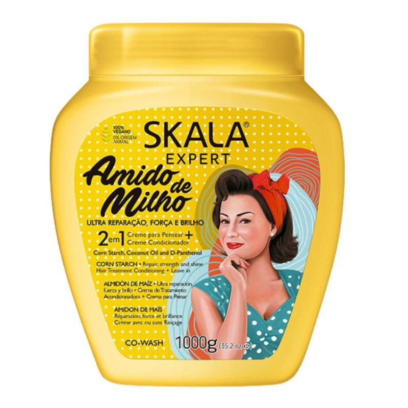 Amido de Milho Creme Condicionador - 1000 ml