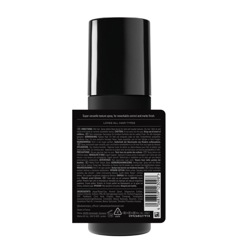 Texture Maker Matte Finish Texture Spray - Sebastian Styling - Keshop.com