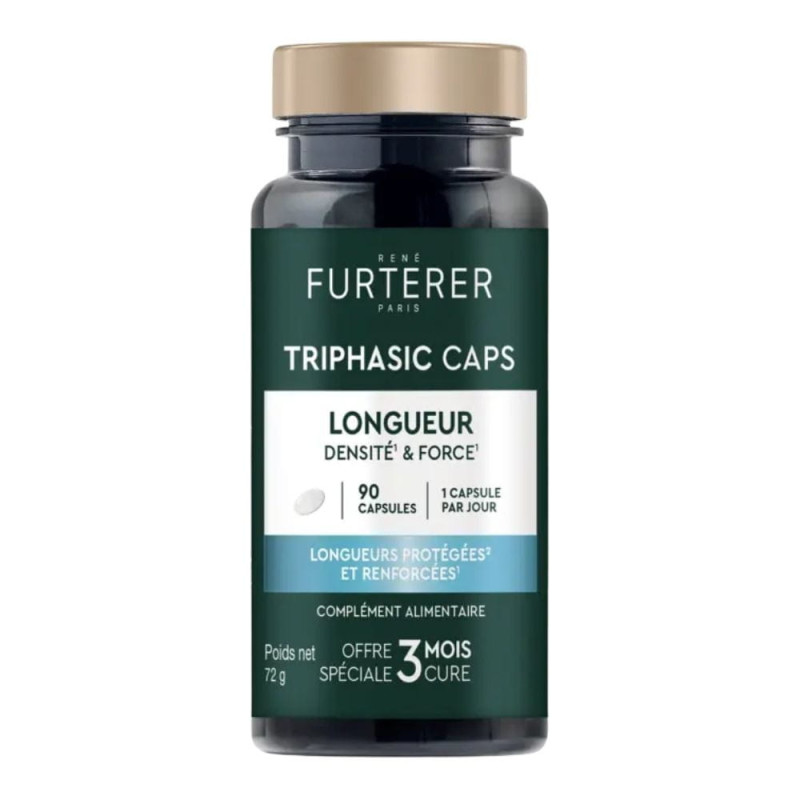 Triphasic Caps Largos - René Furterer Triphasic Active Grow - Keshop.com