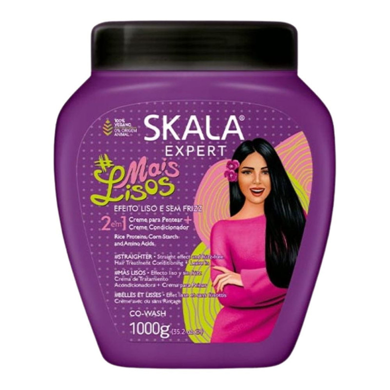 Liso Desmaiado Creme Condicionador -1000 ml