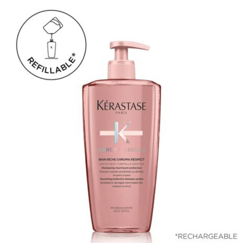Bain Riche Chroma Respect 500 ml - Kérastase Chroma Absolu