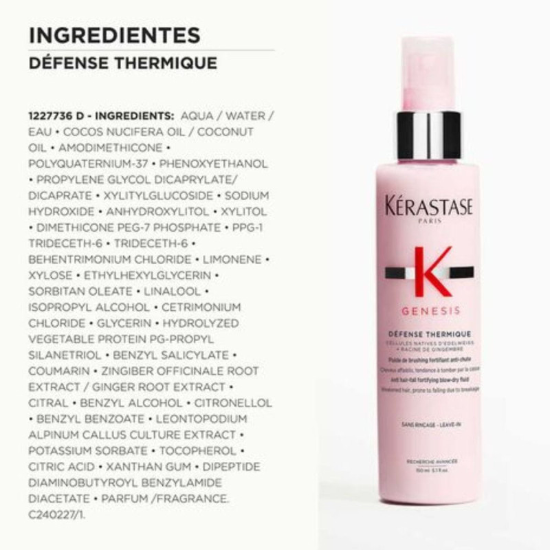 Défense Thermique 150 ml - Kérastase Genesis Protector Térmico