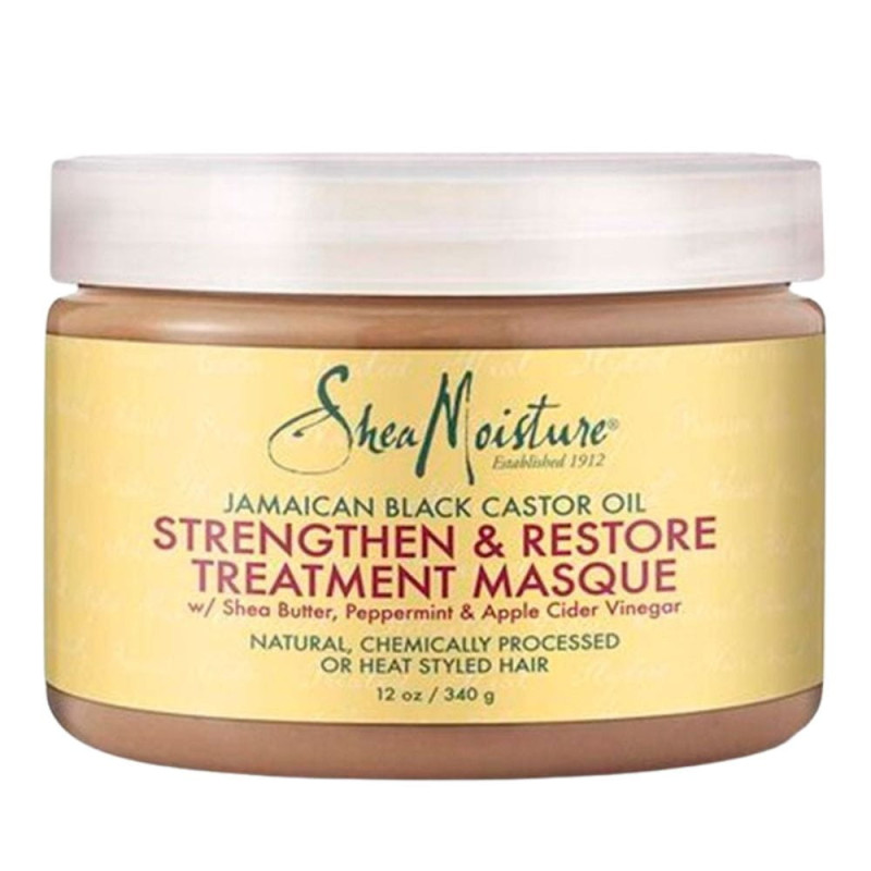Shea Moisture Mascarilla Ricino Negro | Apta Curly | Keshop