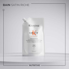 Bain Satin Riche Refill Pouch 500 ml - Kérastase Nutritive Shampoo