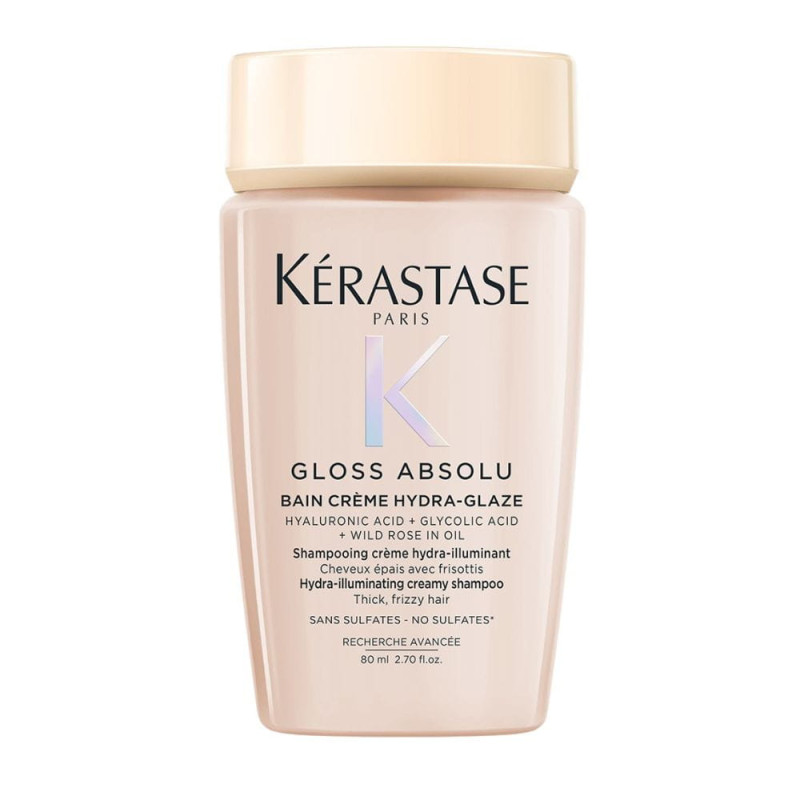 Kérastase Discovery Set Hydra-Glaze | Champú, Acondicionador y Sérum 45 ml para Cabello Largo y Frizz