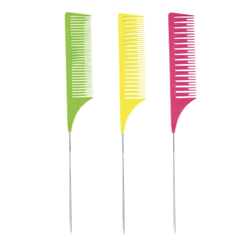 WAD Professional Beauty Tint Comb | Long Pin 3pcs | Keshop