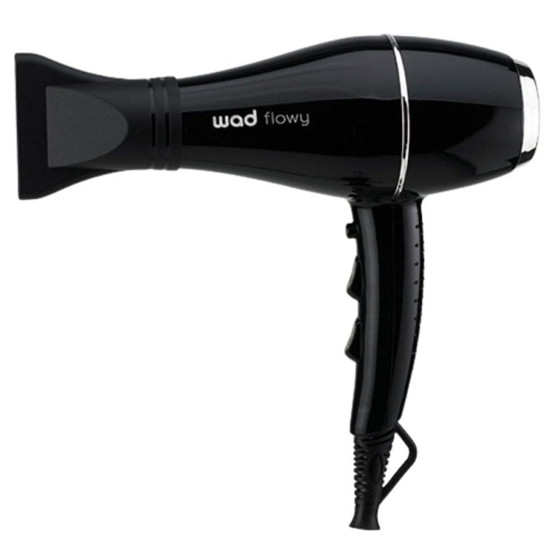 WAD Professional Beauty Séche-Cheveux Flowy Black | Ionique Silencieux | Keshop