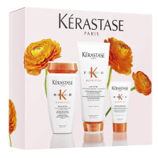 Kérastase Nutritive Cofre | Bain Satin, Lait Vital y Nectar Thermique para Cabello Seco