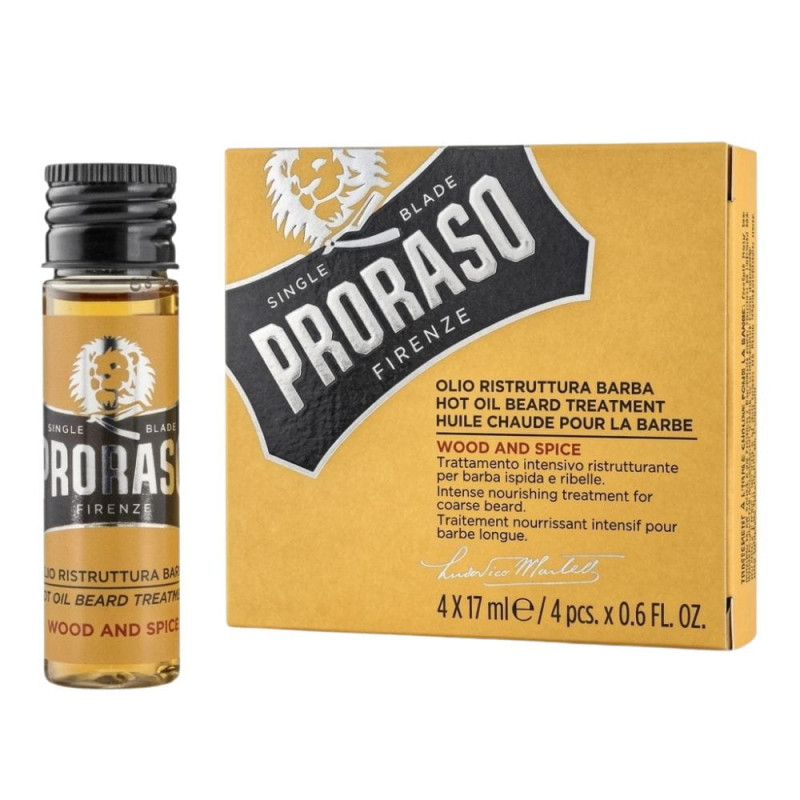 Proraso Aceite caliente para barba | Nutre y reestructura | Keshop