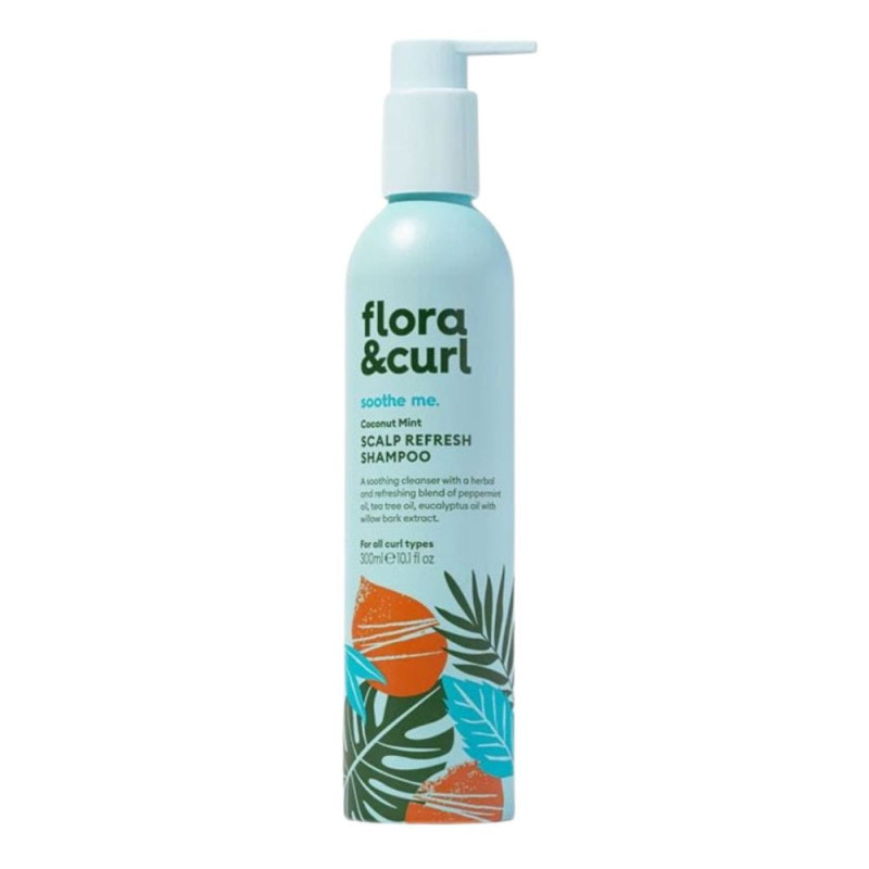 Flora & Curl Champú cuero cabelludo | Menta Coco | Keshop