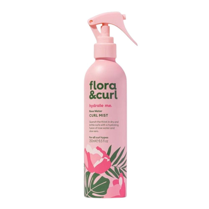 Flora & Curl Hydrate Me Rose Water Curl Mist | Reactiva rizos | Keshop
