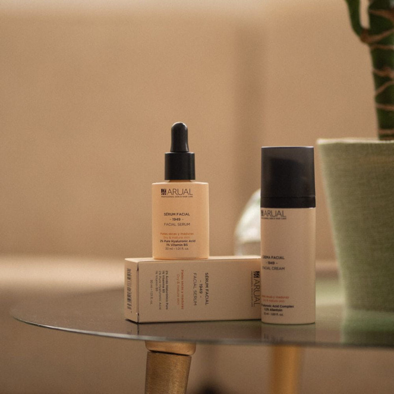 Arual Crème visage peaux sèches matures | Acide Hyaluronique | Keshop
