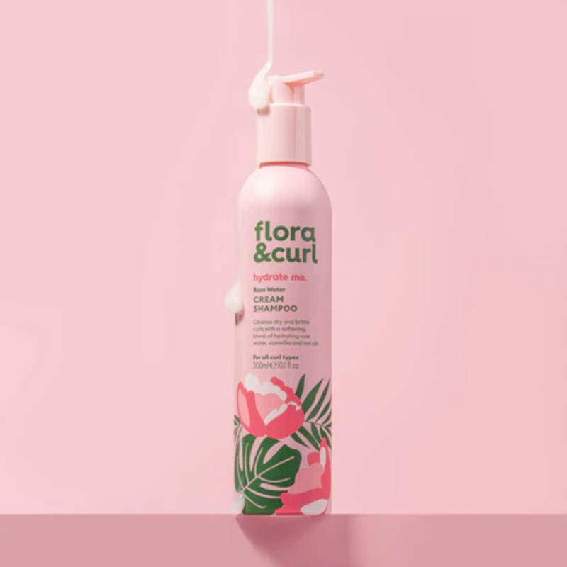 Flora & Curl Champú Curly Agua de Rosas | Keshop