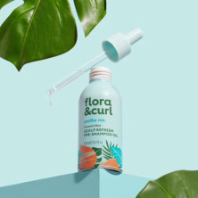 Flora & Curl Aceite Prechampú Menta Coco | Keshop