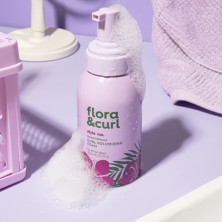 Flora & Curl Mousse Boucles Volume Sans Alcool | Keshop