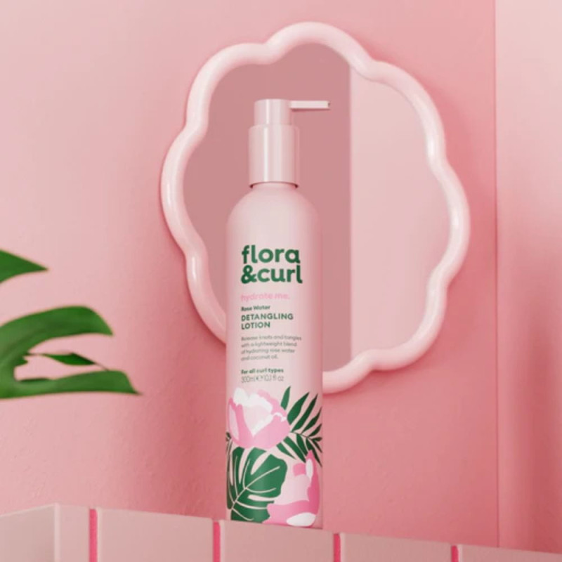 Flora & Curl Loción Desenredante Rose Water | Keshop