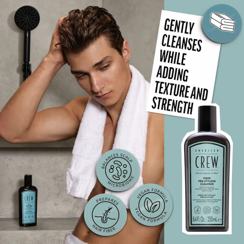 Fiber Pre Styling Cleanser 250 ml - American Crew - Keshop.com