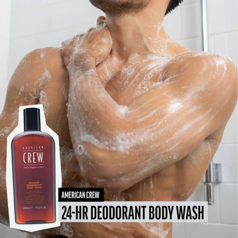 24 Hour Deodorant Body Wash 450 ml - American Crew Hair & Body Care