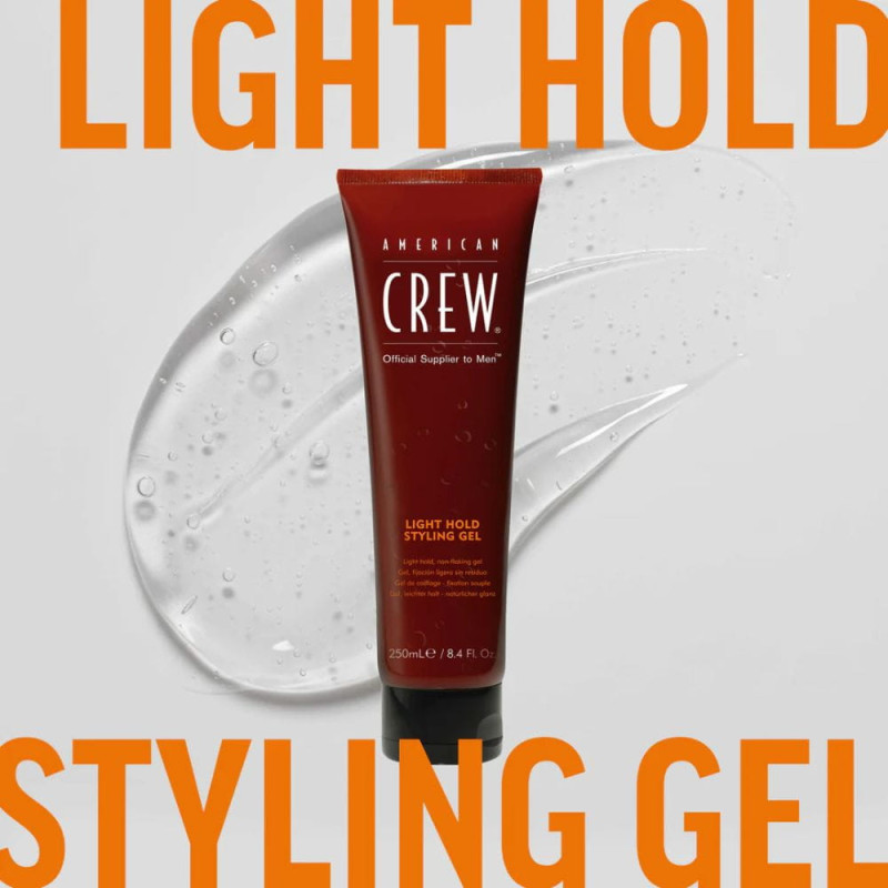 Light Hold Styling Gel 250 ml - American Crew Styling Gel - Keshop.com