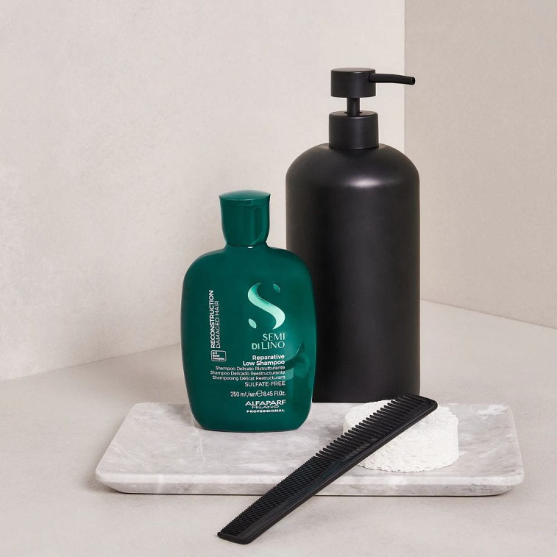 Alfaparf Semi di Lino Low Shampoo Reparador Sin Sulfatos