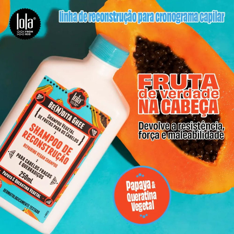 Be(m)dita Ghee Shampoo Reconstrução - 250 ml