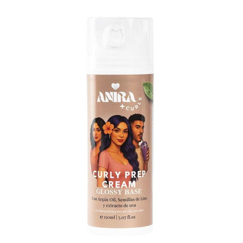 Anira Curls | Curly Prep Cream | Brillo Espejo Sin Frizz