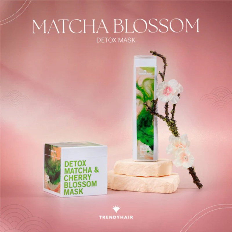 Mascarilla Matcha Blossom | Reparación Intensiva, Nutrición y Brillo Capilar