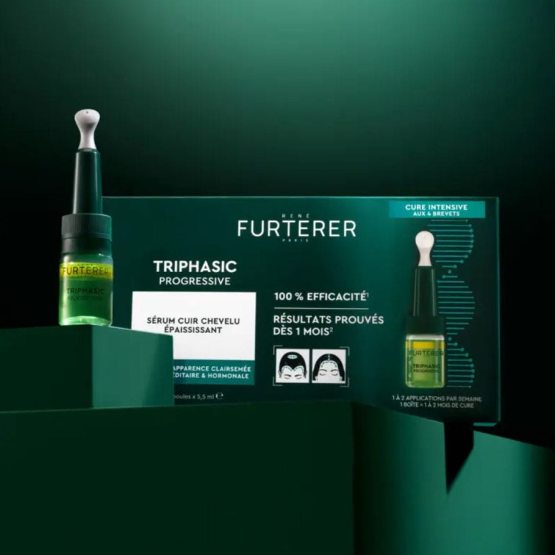 Progressive Anti Hair Loss Treatment 8 x 5,5 ml - René Furterer