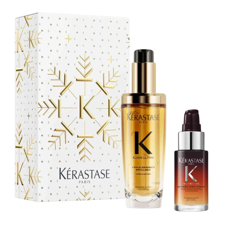Kérastase | Cofre Elixir Ultime + 8H Night Serum | Navidad 2026