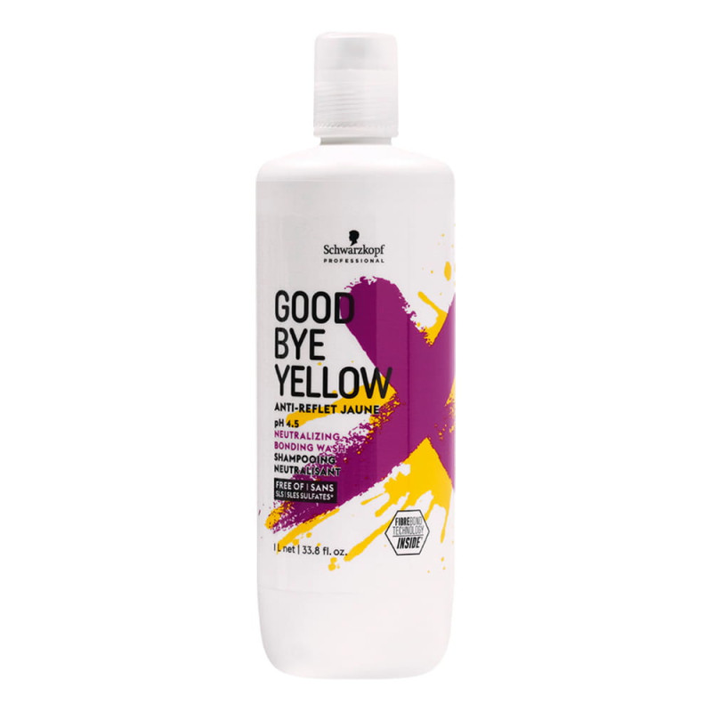 Shampooing Goodbye Yellow 1000 ml - Schwarzkopf GY - Keshop.com