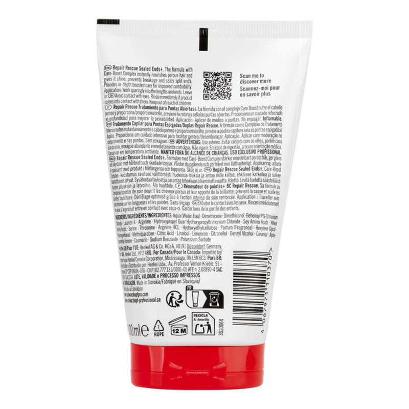 Tratamiento Puntas Abiertas+ 100 ml - Schwarzkopf BC RR - Keshop.com
