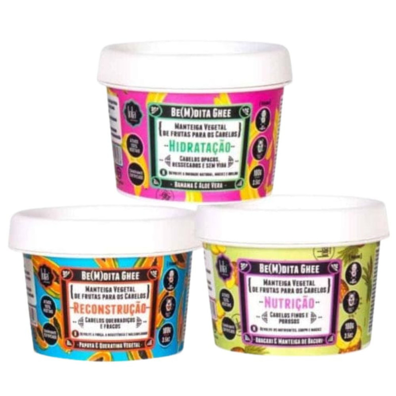 Kit Be(m)dita Ghee Máscaras -100 ml